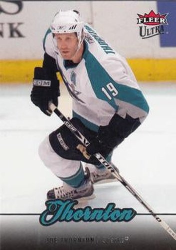 #30 Joe Thornton - San Jose Sharks - 2007-08 Ultra Hockey