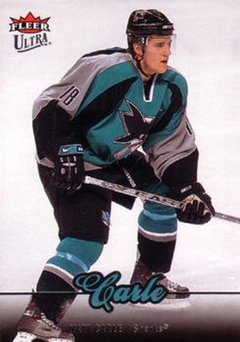 #32 Matt Carle - San Jose Sharks - 2007-08 Ultra Hockey