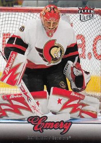 #63 Ray Emery - Ottawa Senators - 2007-08 Ultra Hockey