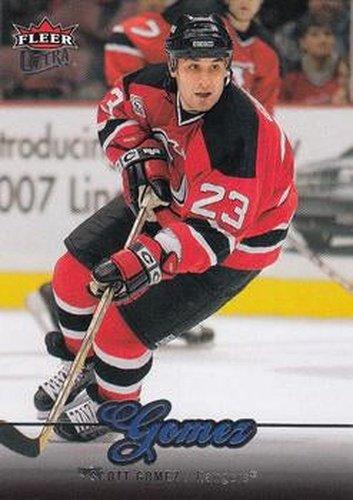 #83 Scott Gomez - New York Rangers - 2007-08 Ultra Hockey