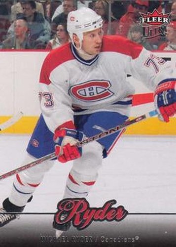 #96 Michael Ryder - Montreal Canadiens - 2007-08 Ultra Hockey