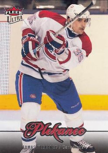 #98 Tomas Plekanec - Montreal Canadiens - 2007-08 Ultra Hockey