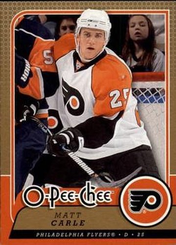 #659 Matt Carle - Philadelphia Flyers - 2008-09 O-Pee-Chee Hockey