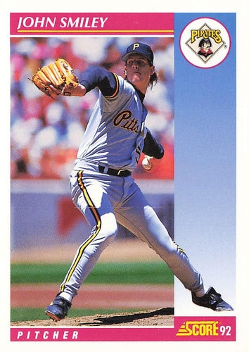 #659 John Smiley - Pittsburgh Pirates - 1992 Score Baseball