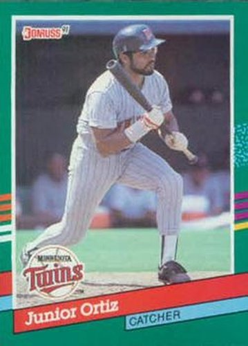#659 Junior Ortiz - Minnesota Twins - 1991 Donruss Baseball