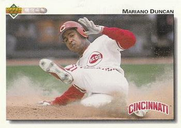 #659 Mariano Duncan - Cincinnati Reds - 1992 Upper Deck Baseball