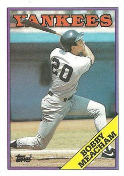 #659 Bobby Meacham - New York Yankees - 1988 Topps Baseball