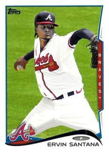 #659 Ervin Santana - Atlanta Braves - 2014 Topps Baseball