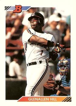#659 Glenallen Hill - Cleveland Indians - 1992 Bowman Baseball