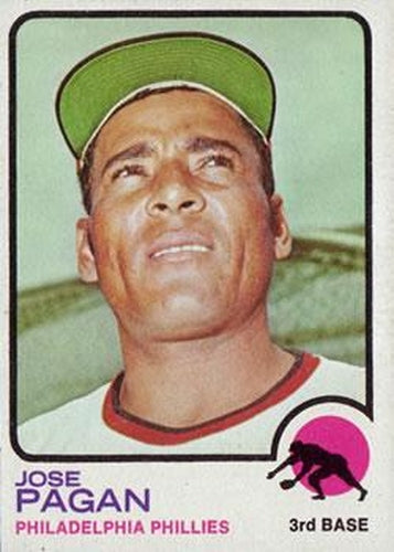 #659 Jose Pagan - Philadelphia Phillies - 1973 Topps Baseball
