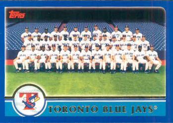 #659 Toronto Blue Jays - Toronto Blue Jays - 2003 Topps Baseball