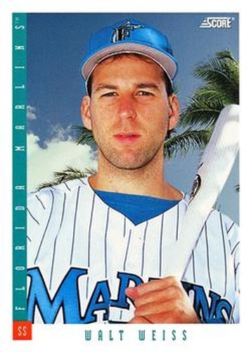 #659 Walt Weiss - Florida Marlins - 1993 Score Baseball