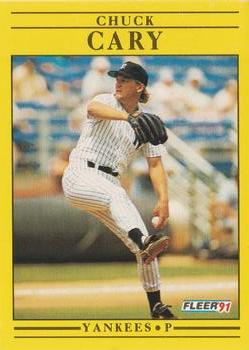 #659 Chuck Cary - New York Yankees - 1991 Fleer Baseball