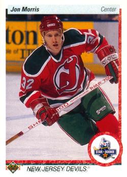 #65 Jon Morris - New Jersey Devils - 1990-91 Upper Deck Hockey