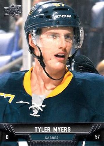 #65 Tyler Myers - Buffalo Sabres - 2013-14 Upper Deck Hockey