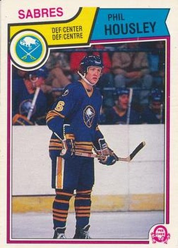 #65 Phil Housley - Buffalo Sabres - 1983-84 O-Pee-Chee Hockey