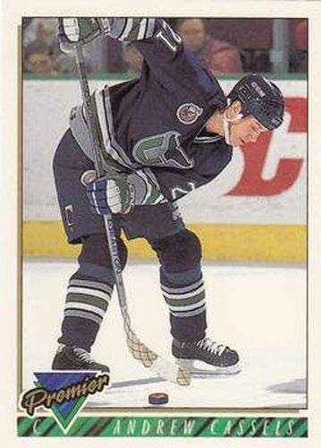 #65 Andrew Cassels - Hartford Whalers - 1993-94 Topps Premier Hockey