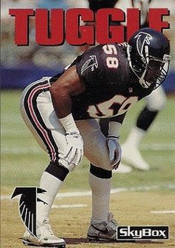 #65 Jessie Tuggle - Atlanta Falcons - 1992 SkyBox Impact Football