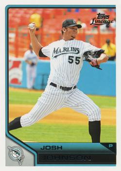 #65 Josh Johnson - Florida Marlins - 2011 Topps Lineage Baseball