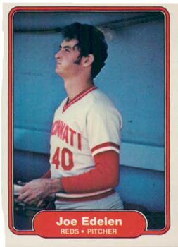 #65 Joe Edelen - Cincinnati Reds - 1982 Fleer Baseball