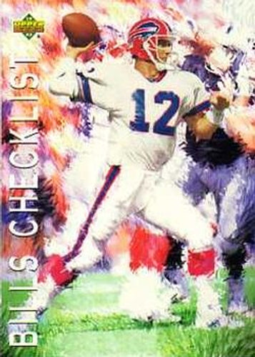 #65 Bills Checklist - Buffalo Bills - 1993 Upper Deck Football