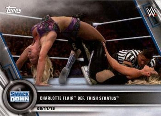 #65 Charlotte Flair def. Trish Stratus - 2020 Topps WWE Women's Division Wrestling