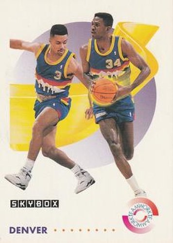 #465 Chris Jackson / Reggie Williams - Denver Nuggets - 1991-92 SkyBox Basketball