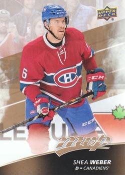 #65 Shea Weber - Montreal Canadiens - 2017-18 Upper Deck MVP Hockey