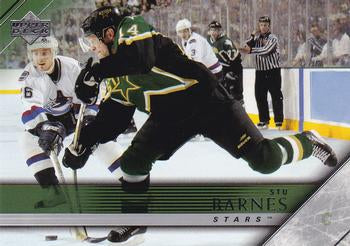#65 Stu Barnes - Dallas Stars - 2005-06 Upper Deck Hockey
