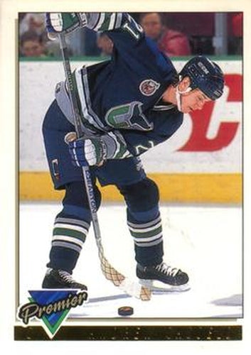 #65 Andrew Cassels - Hartford Whalers - 1993-94 O-Pee-Chee Premier Hockey - Gold