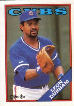 #65 Leon Durham - Chicago Cubs - 1988 O-Pee-Chee Baseball