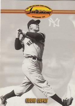 #65 Ed Lopat - New York Yankees - 1993 Ted Williams Baseball