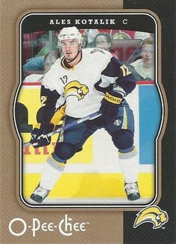 #65 Ales Kotalik - Buffalo Sabres - 2007-08 O-Pee-Chee Hockey