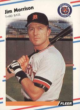 #65 Jim Morrison - Detroit Tigers - 1988 Fleer Baseball