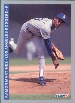 #65 Ramon Martinez - Los Angeles Dodgers - 1993 Fleer Baseball