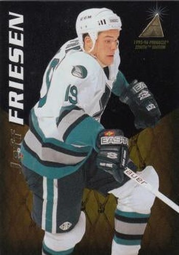 #65 Jeff Friesen - San Jose Sharks - 1995-96 Zenith Hockey