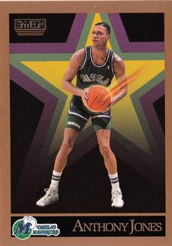 #65 Anthony Jones - Dallas Mavericks - 1990-91 SkyBox Basketball