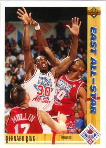 #65 Bernard King - Washington Bullets - 1991-92 Upper Deck Basketball