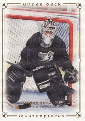 #65 Manon Rheaume - Tampa Bay Lightning - 2008-09 Upper Deck Masterpieces Hockey