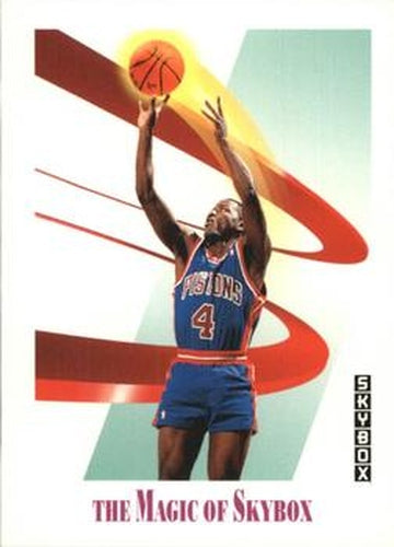 #565 Joe Dumars - Detroit Pistons - 1991-92 SkyBox Basketball