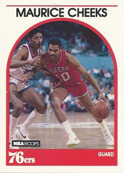 #65 Maurice Cheeks - Philadelphia 76ers - 1989-90 Hoops Basketball