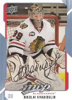 #65 Nikolai Khabibulin - Chicago Blackhawks - 2008-09 Upper Deck MVP Hockey