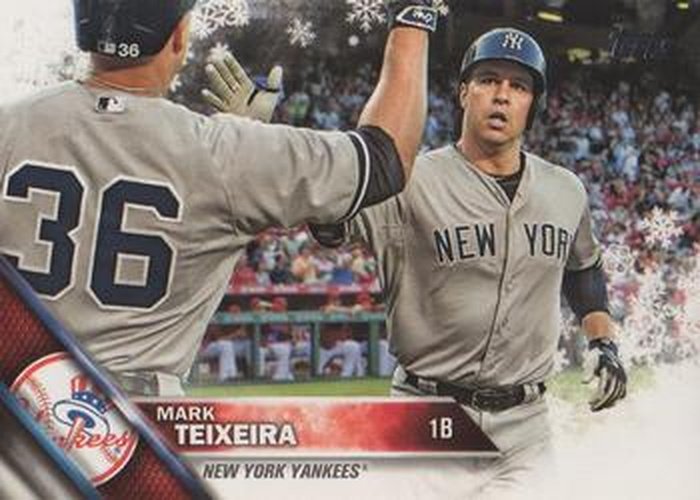#HMW65 Mark Teixeira - New York Yankees - 2016 Topps Holiday Baseball