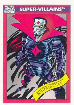 #65 Mister Sinister - 1990 Impel Marvel Universe
