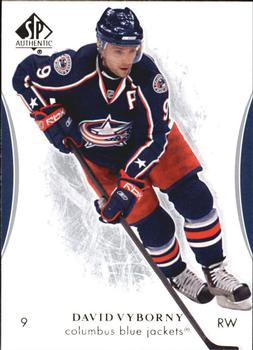 #65 David Vyborny - Columbus Blue Jackets - 2007-08 SP Authentic Hockey
