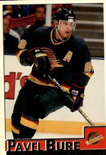 #65 Pavel Bure - Vancouver Canucks - 1995-96 Bowman Hockey