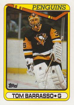 #65 Tom Barrasso - Pittsburgh Penguins - 1990-91 Topps Hockey