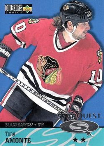 #SQ65 Tony Amonte - Chicago Blackhawks - 1997-98 Collector's Choice Hockey - StarQuest