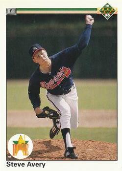 #65 Steve Avery - Atlanta Braves - 1990 Upper Deck Baseball