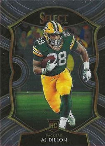 #65 AJ Dillon - Green Bay Packers - 2020 Panini Select Football
